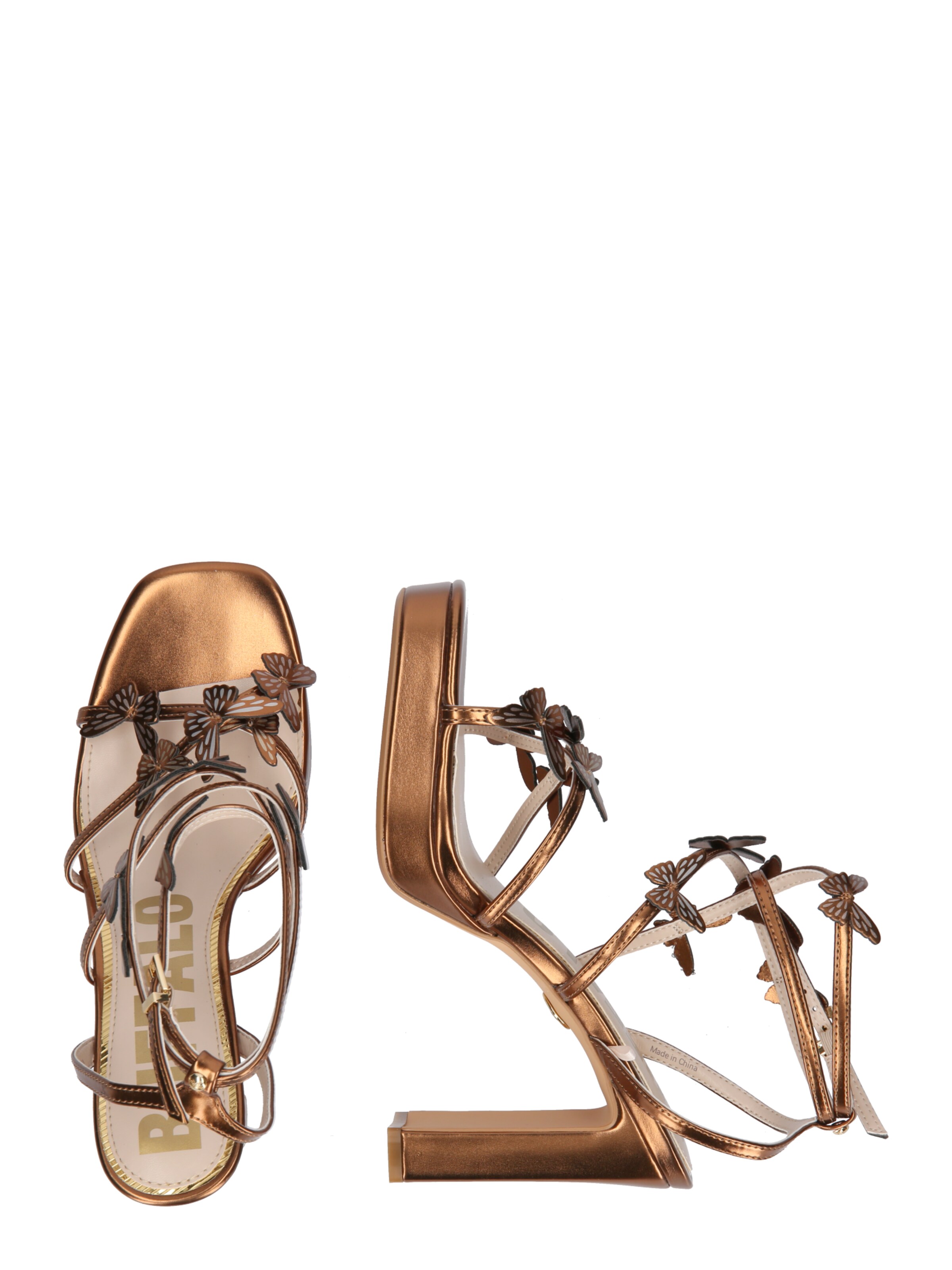 BUFFALO Sandale in Bronze