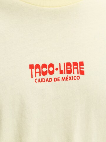 JACK & JONES - Camiseta 'JORDiablo' en amarillo