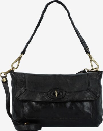 Campomaggi Shoulder Bag in Black: front