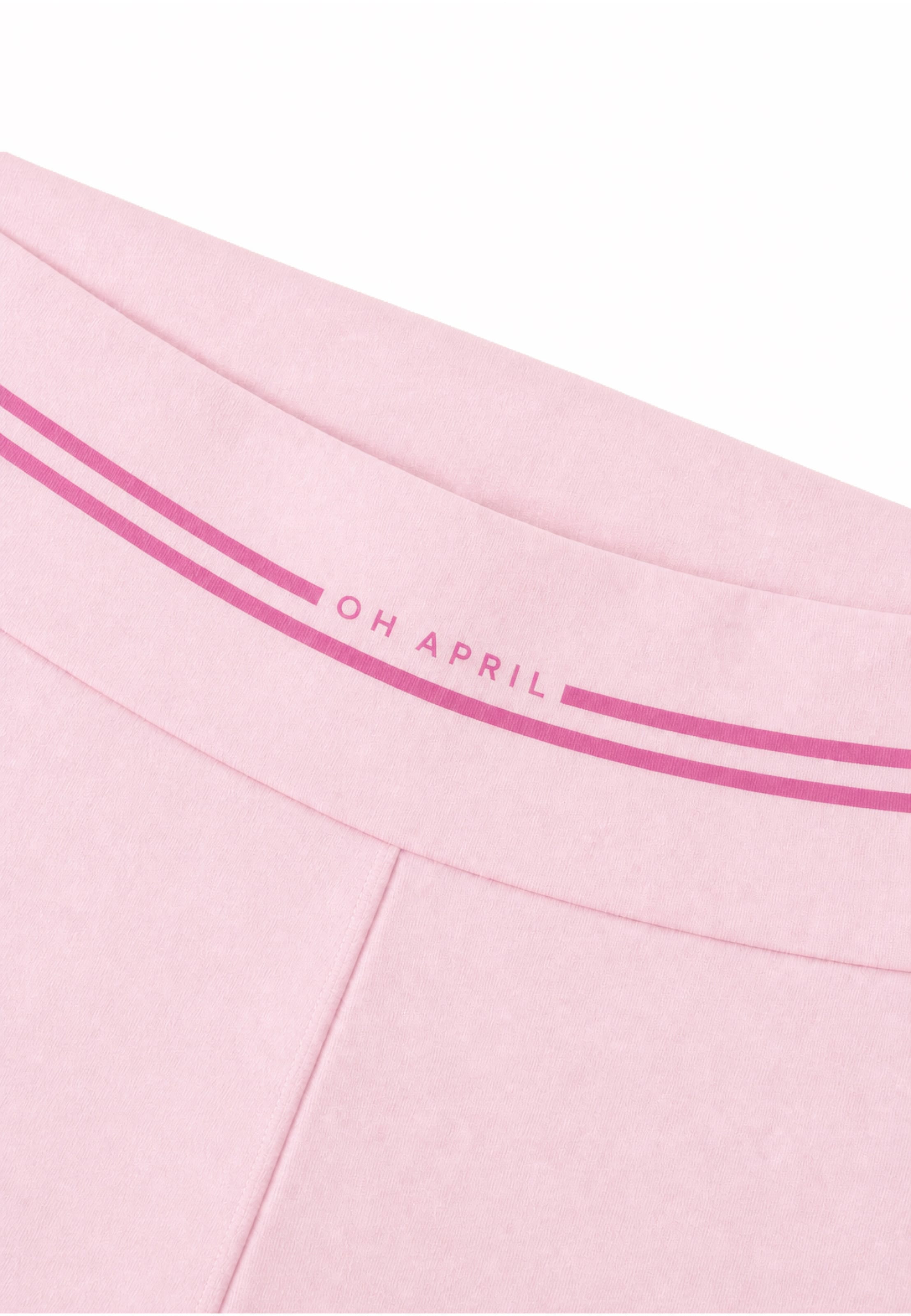 OH APRIL - Flared Leggings 'Jasmin' em rosa
