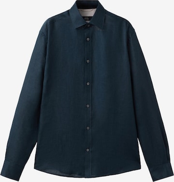 MANGO MAN Hemd 'Parrot' in Blau: Vorderseite