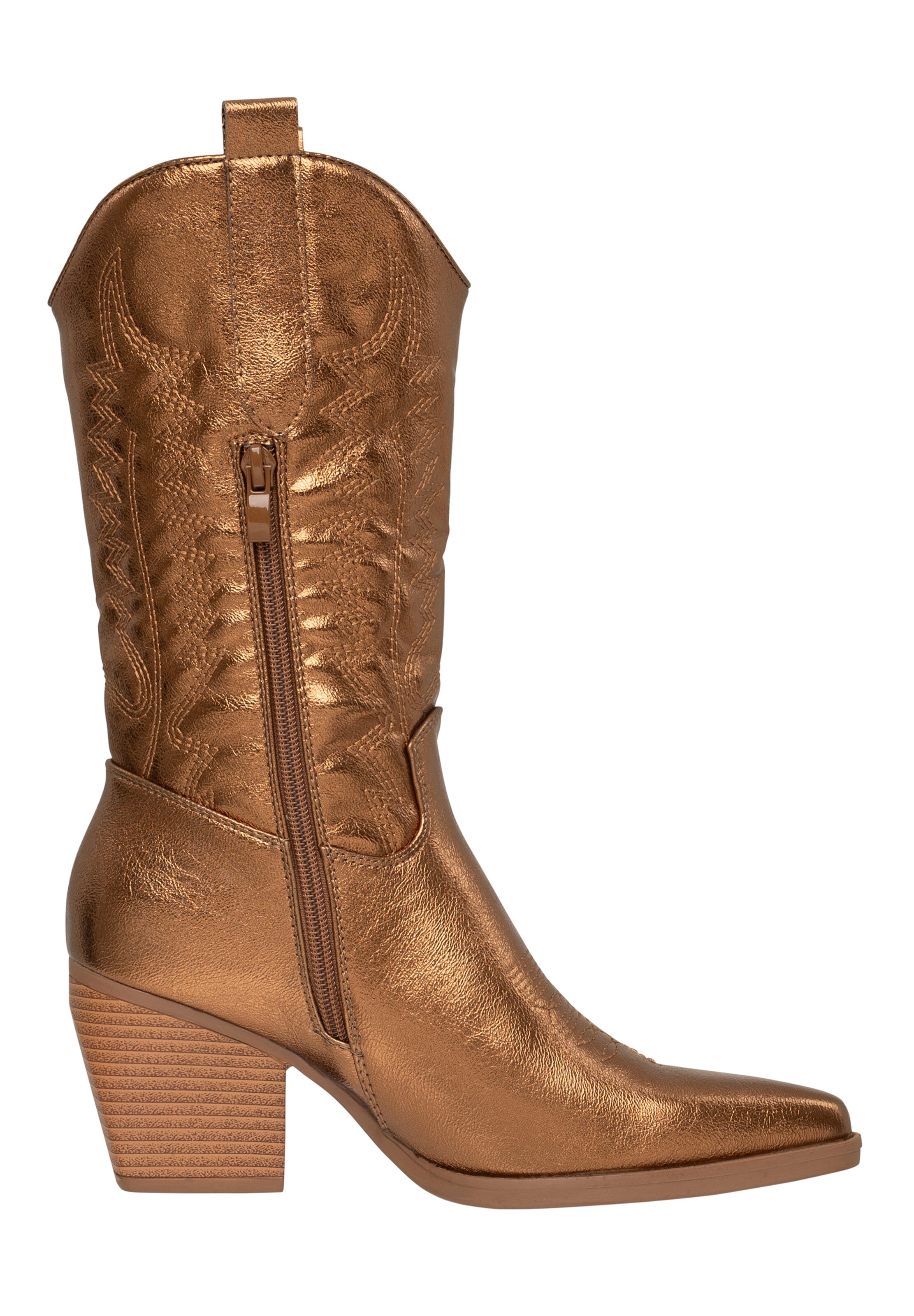 Stivale da cowboy di Elara in oro