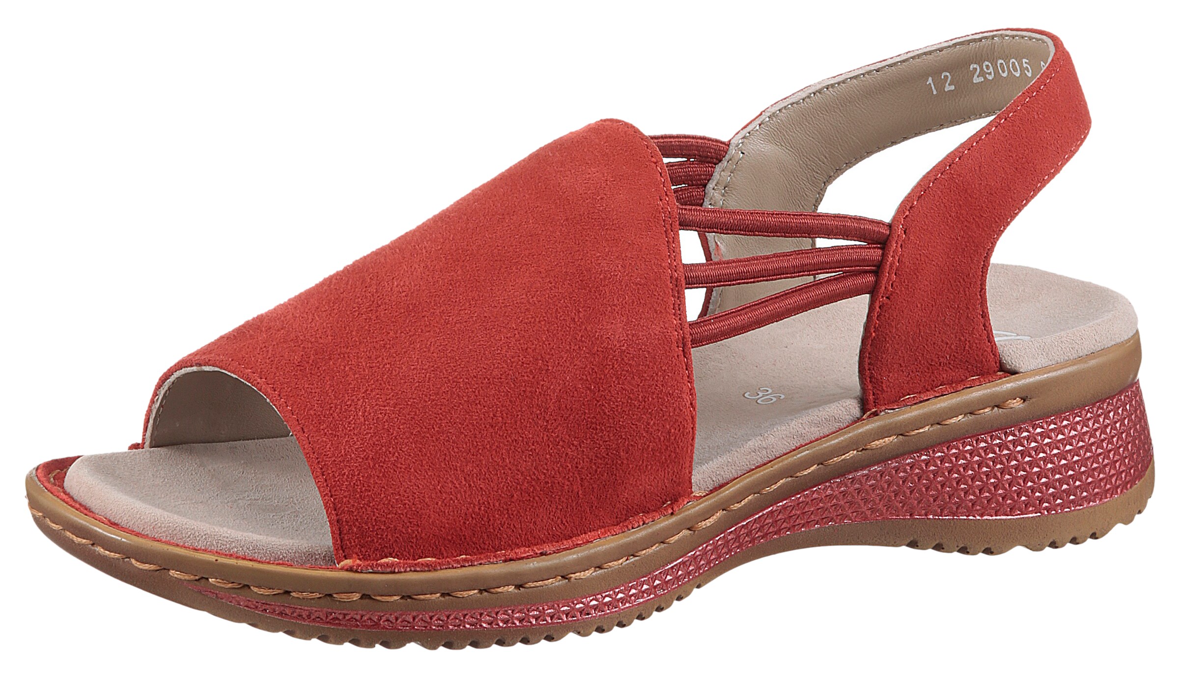 ARA Sandals 'Hawaii' in Red: front