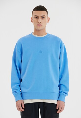 SOS Sweatshirt 'Bovec' in Blue: front