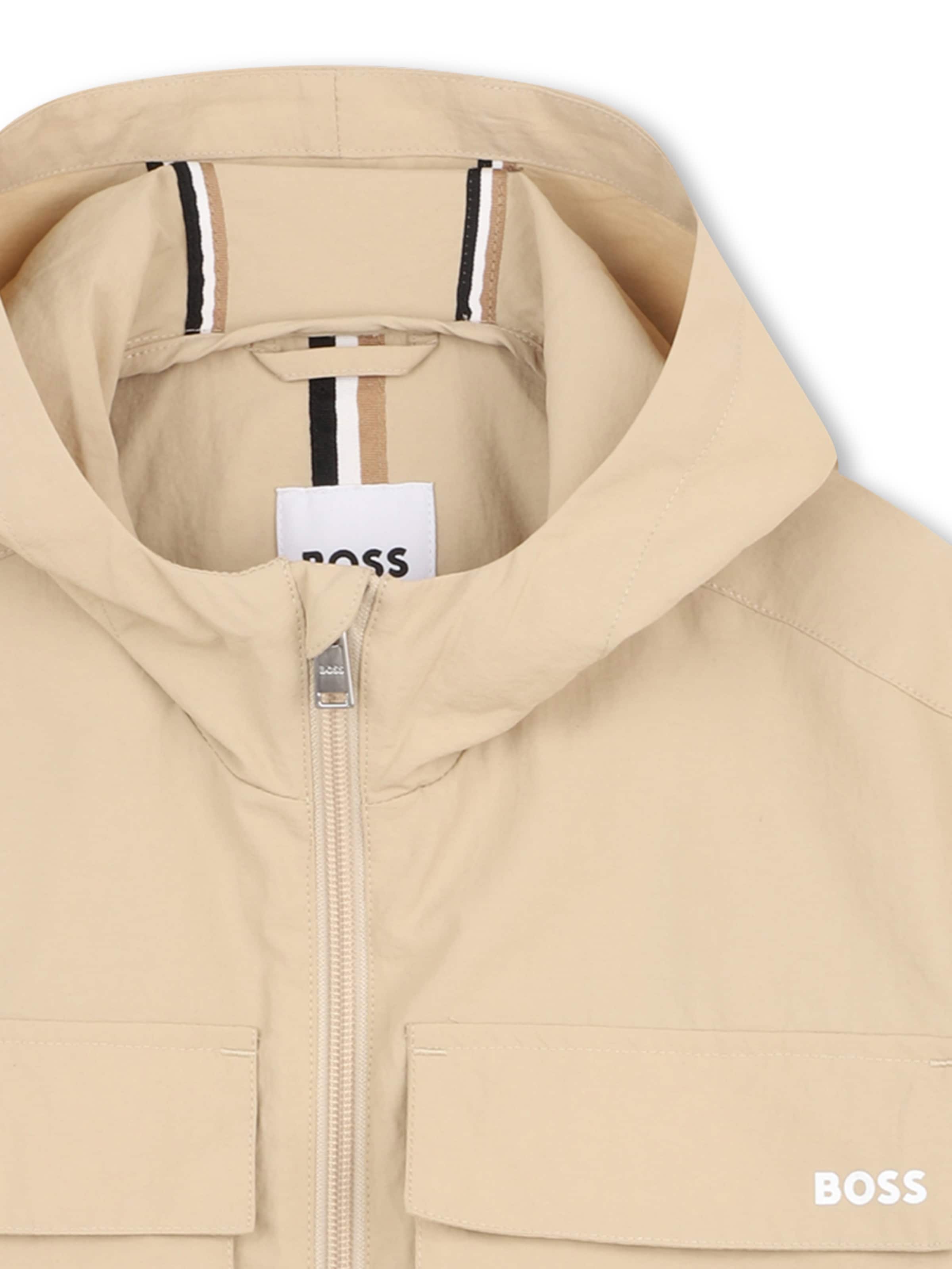 BOSS Prehodna jakna | bež barva