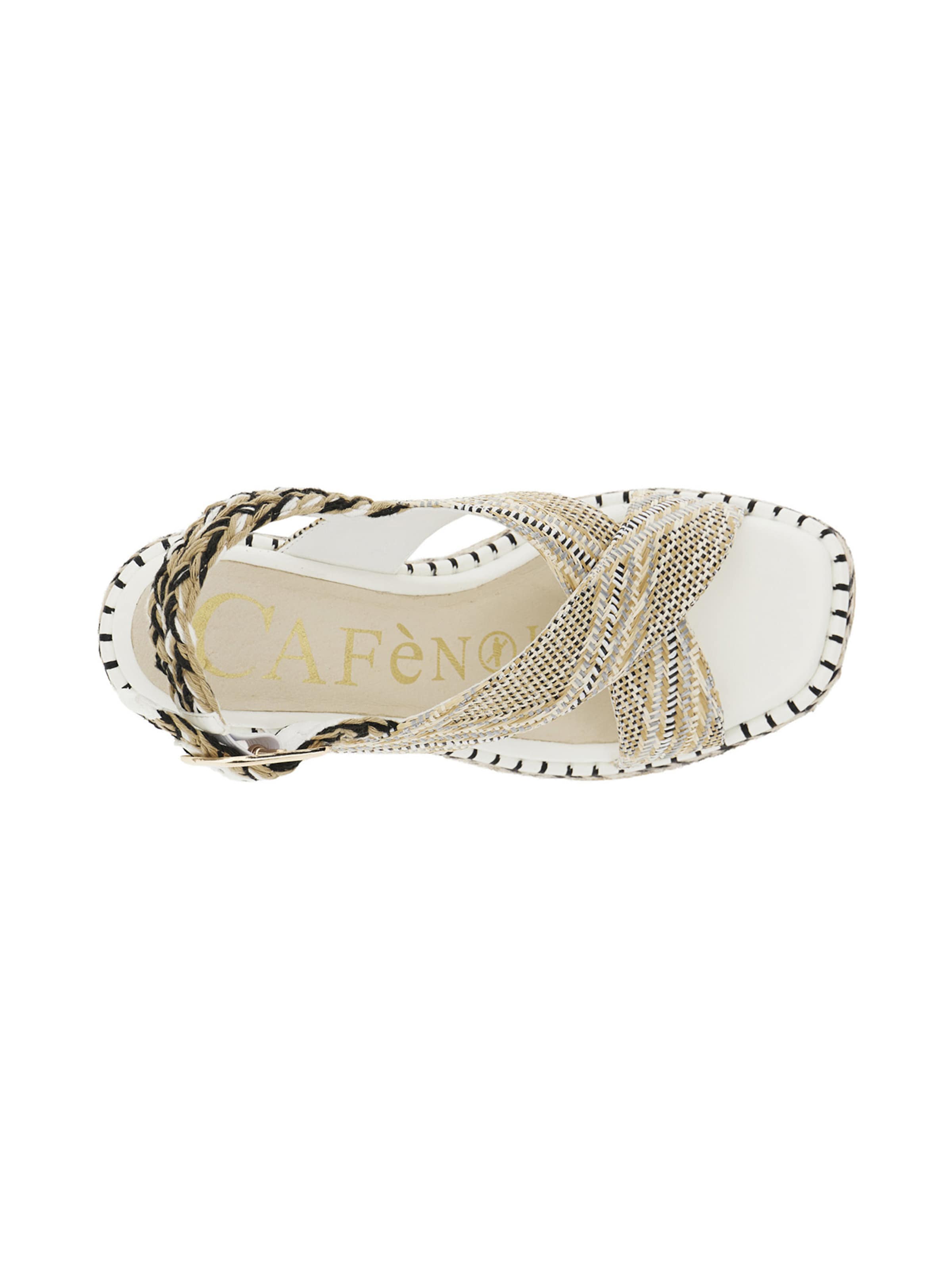CAFè NOIR Sandaal in Wit