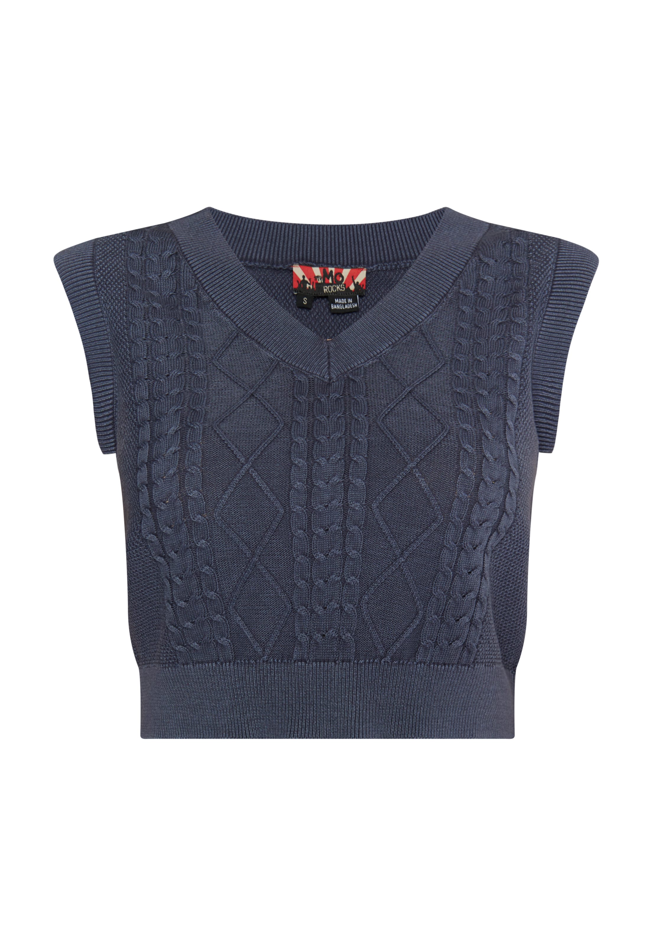 myMo ROCKS Pullover in Blau: Vorderseite