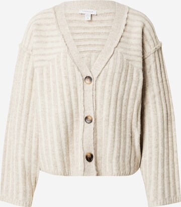 TOPSHOP Strickjacke in Beige: predná strana