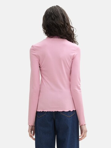 TOM TAILOR DENIM Shirt in Roze