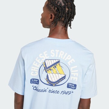 ADIDAS SPORTSWEAR Performance shirt 'Food Grilled Cheese' in Blue