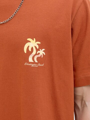 JACK & JONES Tričko 'JORCanggu' – hnědá