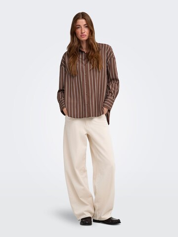 ONLY Blouse 'ONLOregon' in Brown