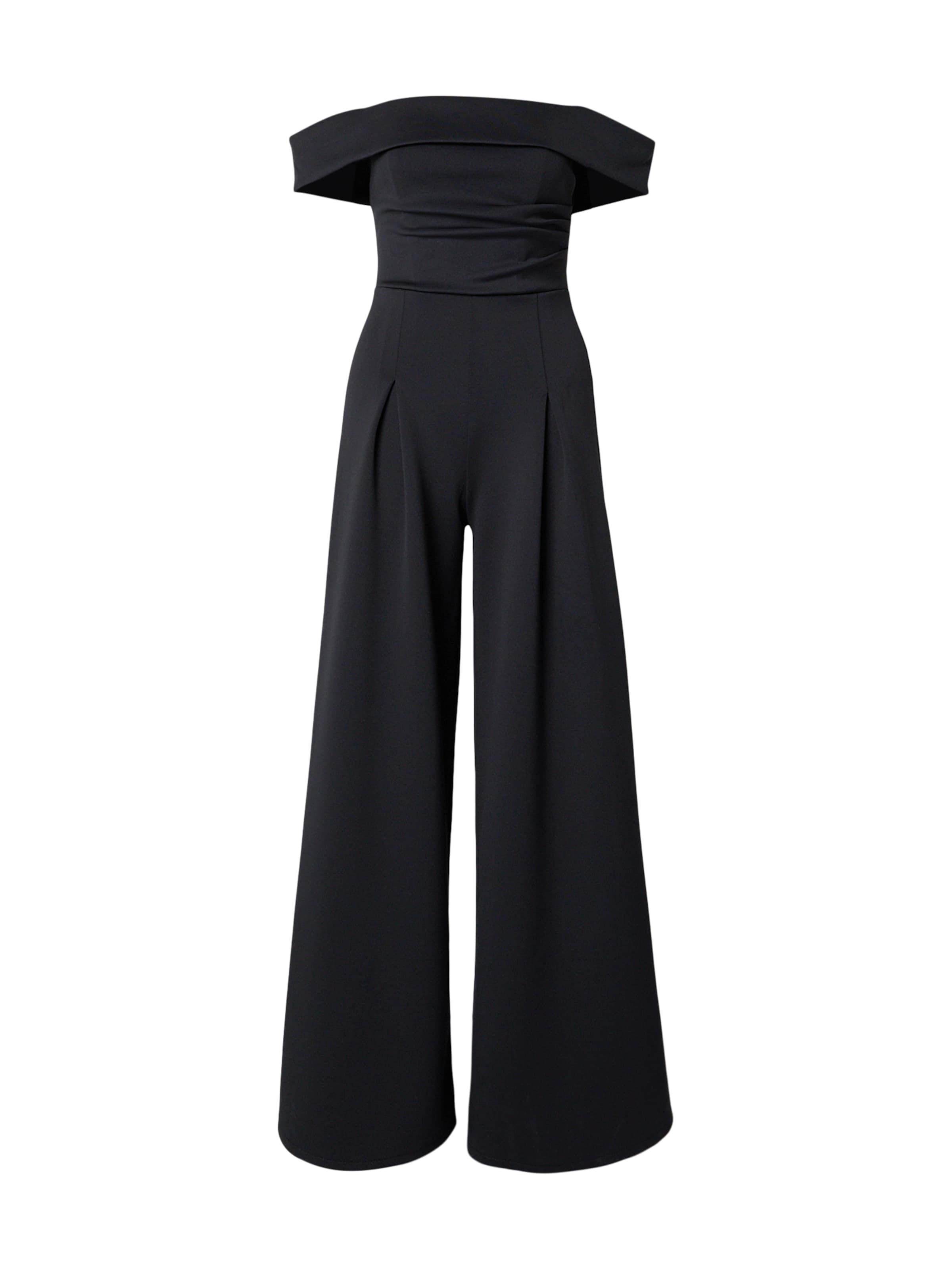 Tuta jumpsuit 'JODIE' di WAL G. in nero: frontale
