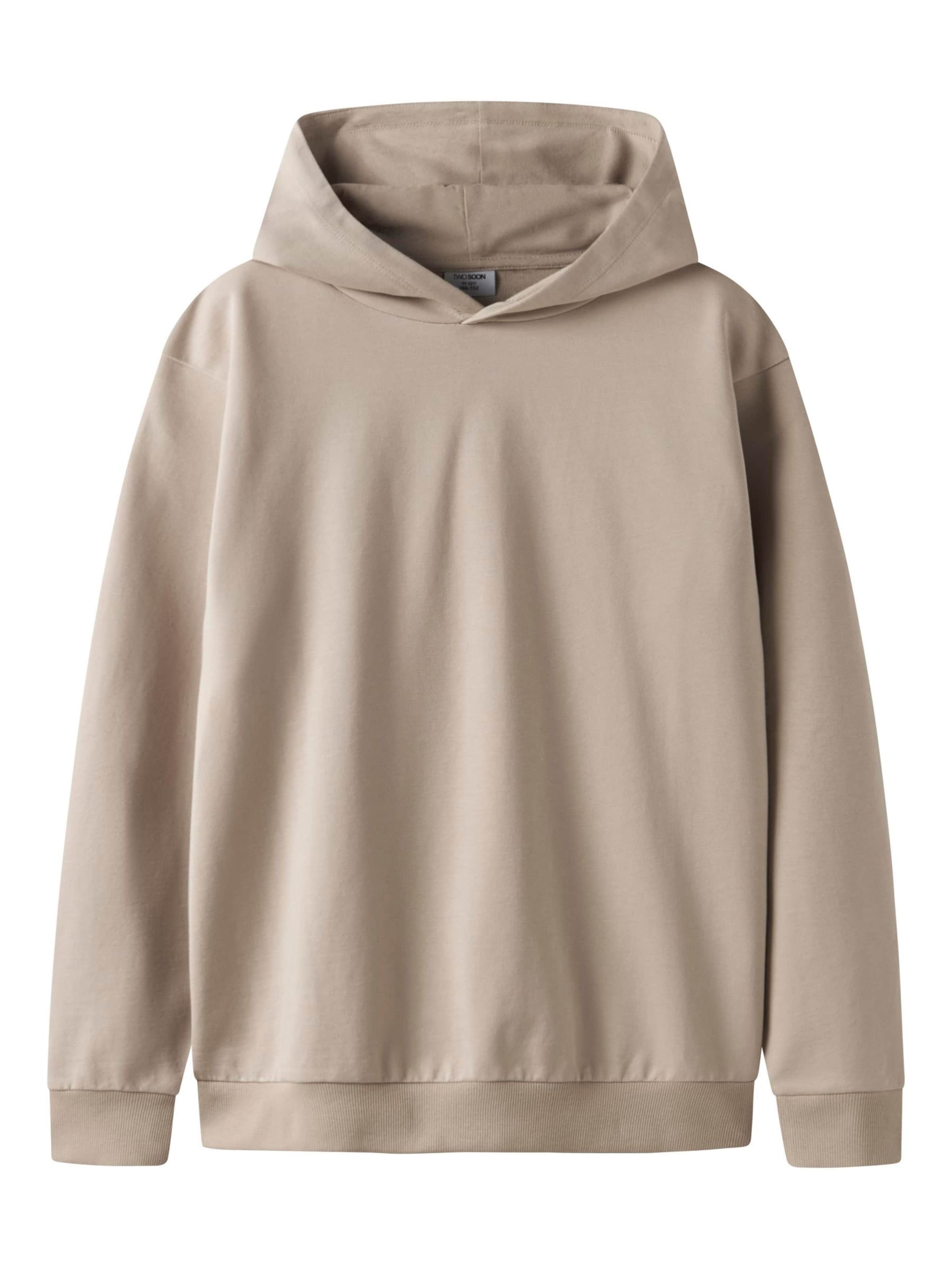 TWO SOON Sweatshirt i beige: forside