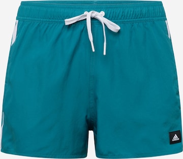 ADIDAS SPORTSWEAR - Bañador deportivo '3-Stripes Clx Very-Short-' en azul: frente