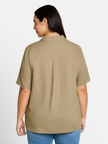 Tom Tailor Women + Bluse in Grün