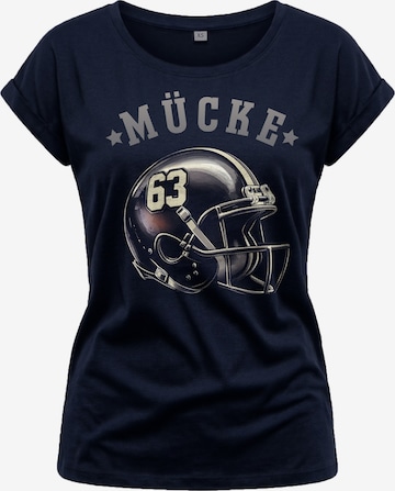 MAKAYA Shirt '63-Helm' in Blue: front