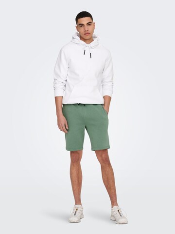 Only & Sons - Loosefit Calças 'Ceres' em verde