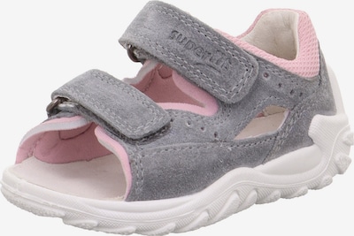 SUPERFIT Open shoes 'FLOW' in Grey / Pink, Item view