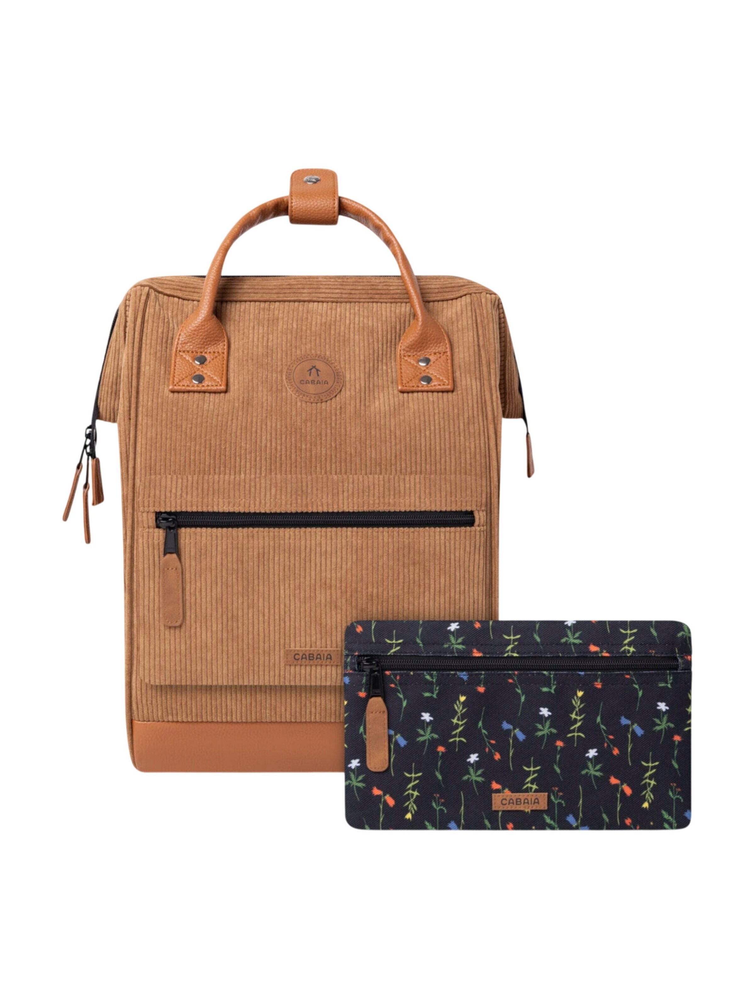 Cabaia Backpack 'Dubai M' in Beige: front