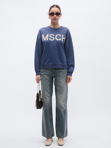 Sweat-shirt 'Mela Briena' MSCH COPENHAGEN en bleu