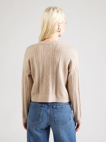 ONLY Knit cardigan 'ONLFIA' in Brown