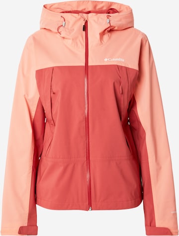 raudona COLUMBIA Laisvalaikio striukė 'Boulder Falls™': priekis