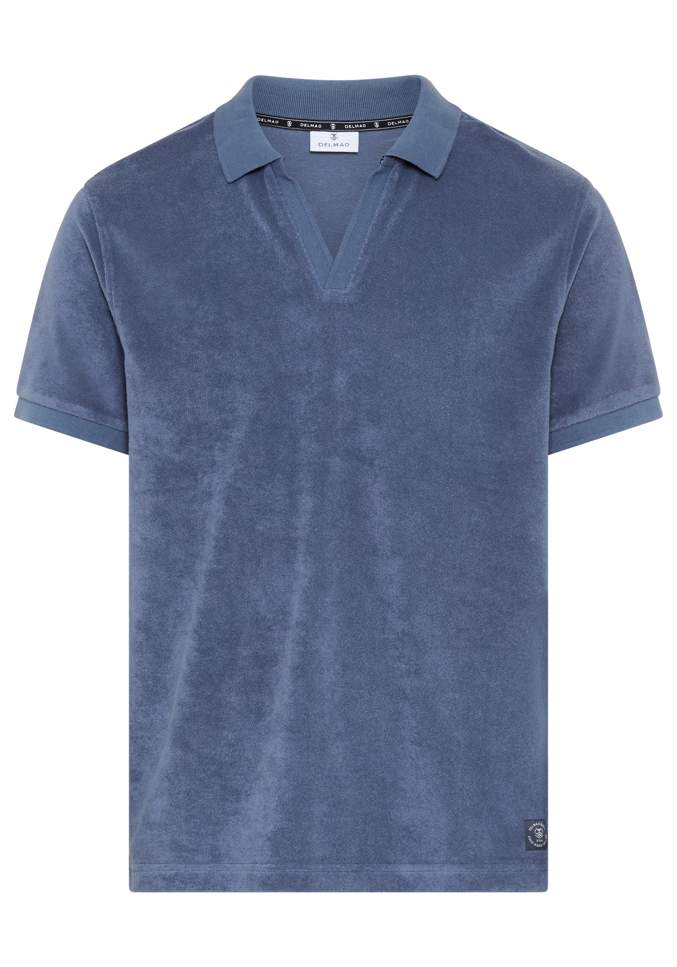 DELMAO Shirt in Blau: Vorderseite