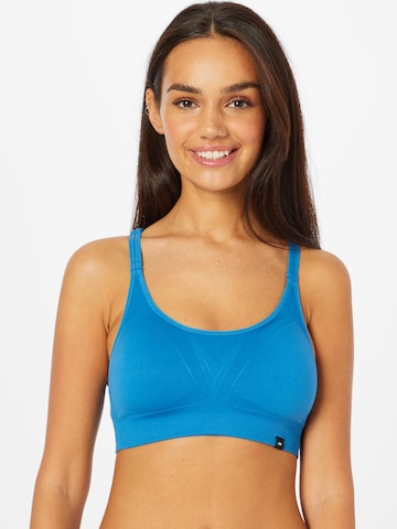 Marika Bustier Sport bh 'JULIETTTE' in Blauw: voorkant