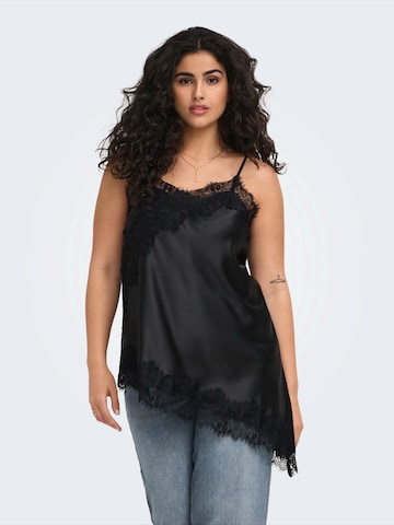 ONLY Carmakoma Top 'CARIndona' in Zwart: voorkant