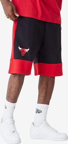 NEW ERA Workout Pants 'NBA' in Red: front
