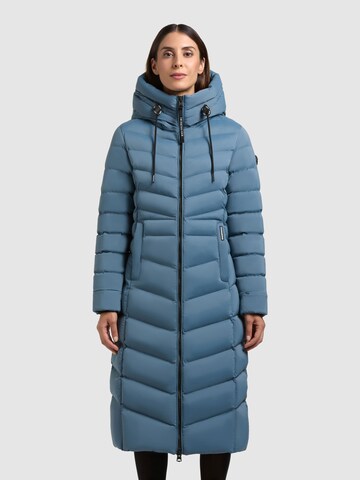 Manteau d’hiver 'Ingram5' khujo en bleu : devant