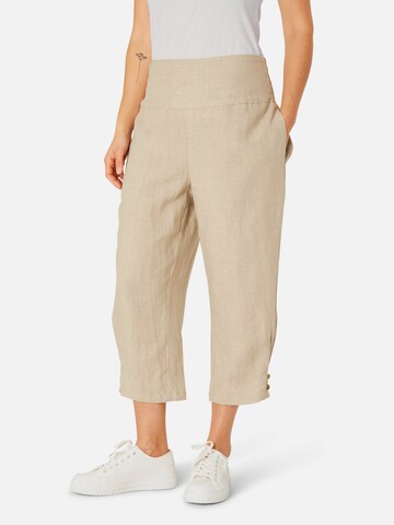 Regular Pantalon Masai en beige : devant