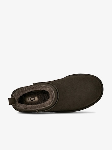 UGG - Pantufa 'Classic Micro' em castanho