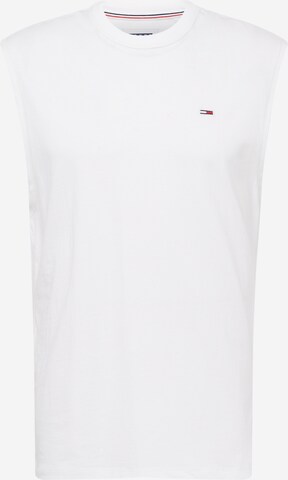 T-Shirt Tommy Jeans en blanc : devant