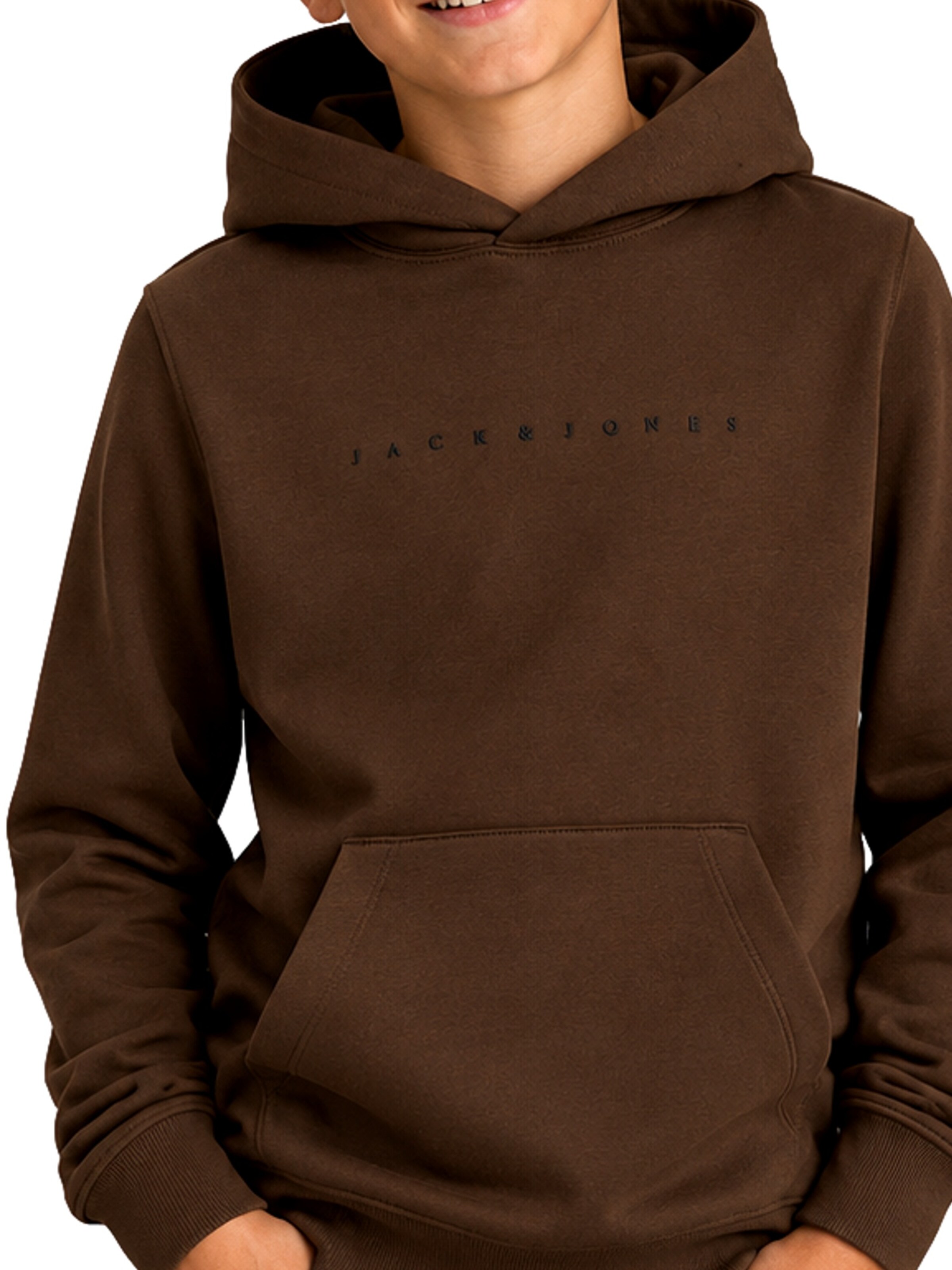 Jack & Jones Junior Sweatshirt 'JJEStar' i brun