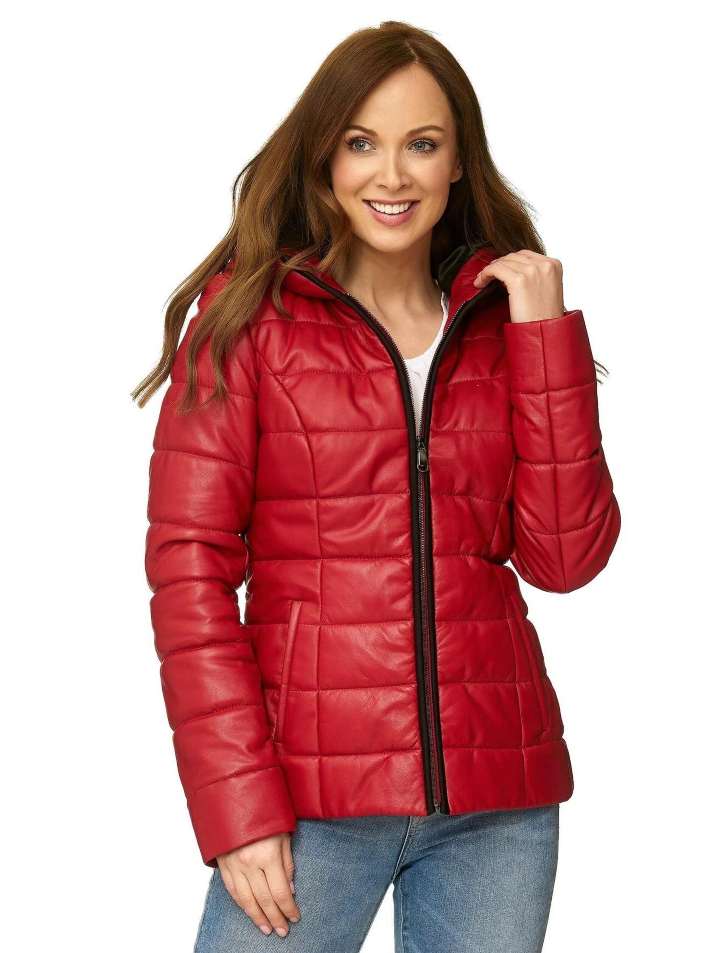 Mouflon Between-Season Jacket 'Cyble' in Red