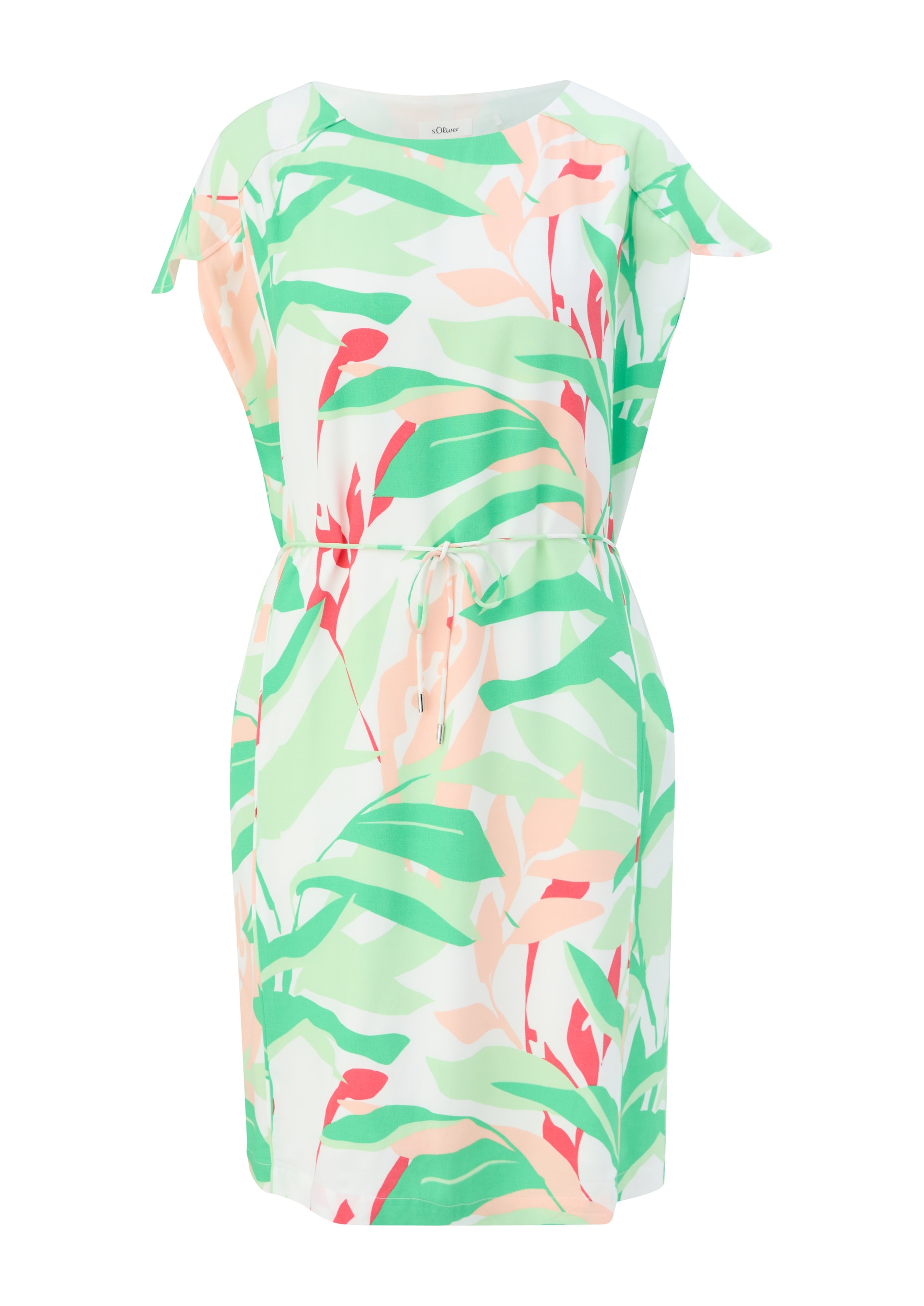 s.Oliver BLACK LABEL Jurk in Beige: voorkant