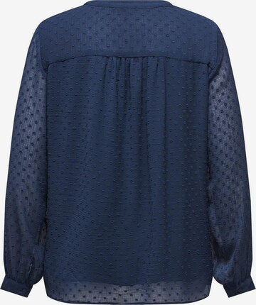 ONLY Carmakoma Bluse in Blau