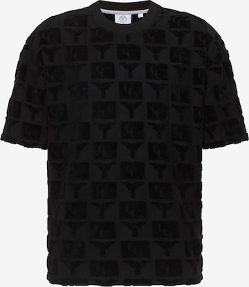 T-Shirt 'Ebnicher ' Carlo Colucci en noir : devant