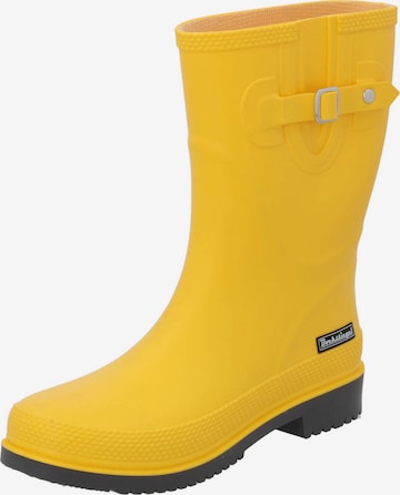 Bottes en caoutchouc BOCKSTIEGEL en jaune : devant