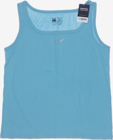 Trigema Top & Shirt in XXL in Blue: front