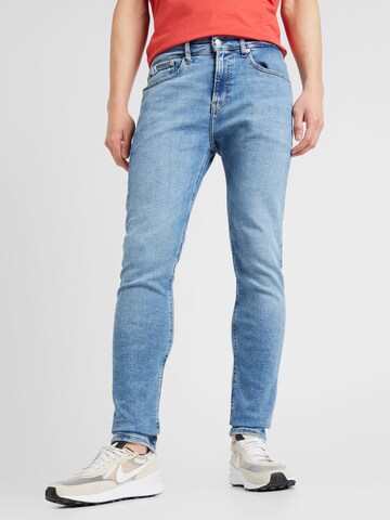 Calvin Klein Jeans Regular Jeans 'SKINNY' in Blauw: voorkant