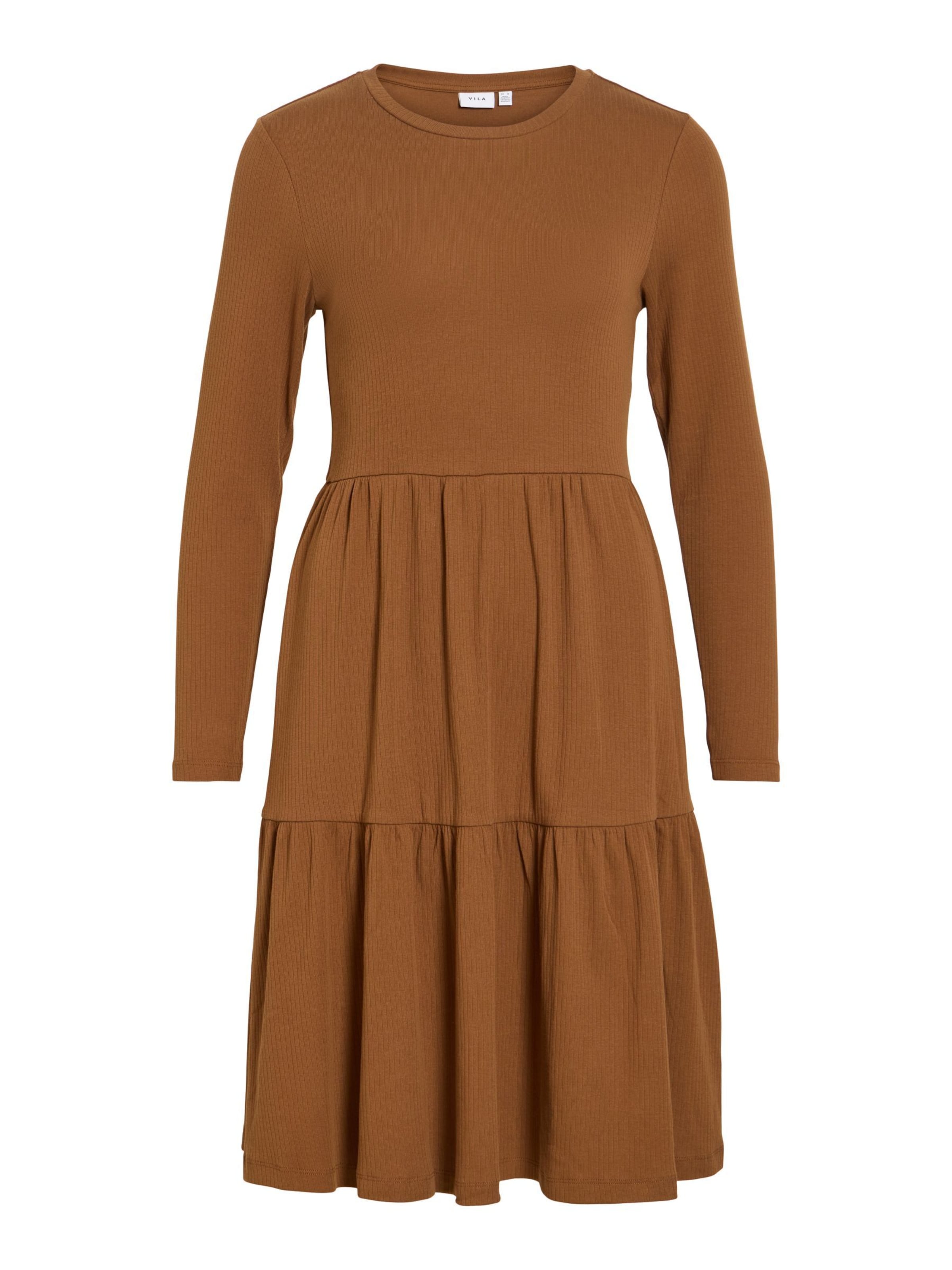 VILA Kjole i brun: forside