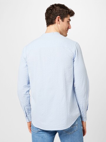 ABOUT YOU Slim fit Overhemd 'Benno' in Blauw