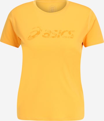 geltona ASICS Sportiniai marškinėliai: priekis