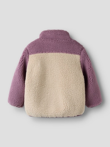 NAME IT Fleecejakke i beige