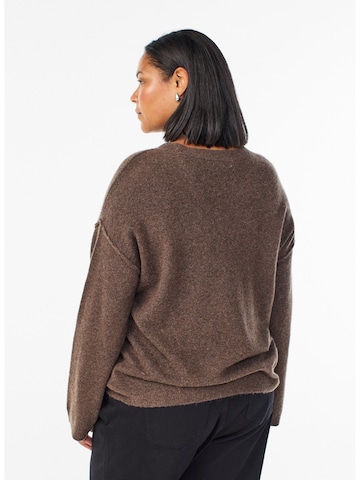 Pulover 'Mvista' de la Zizzi pe maro