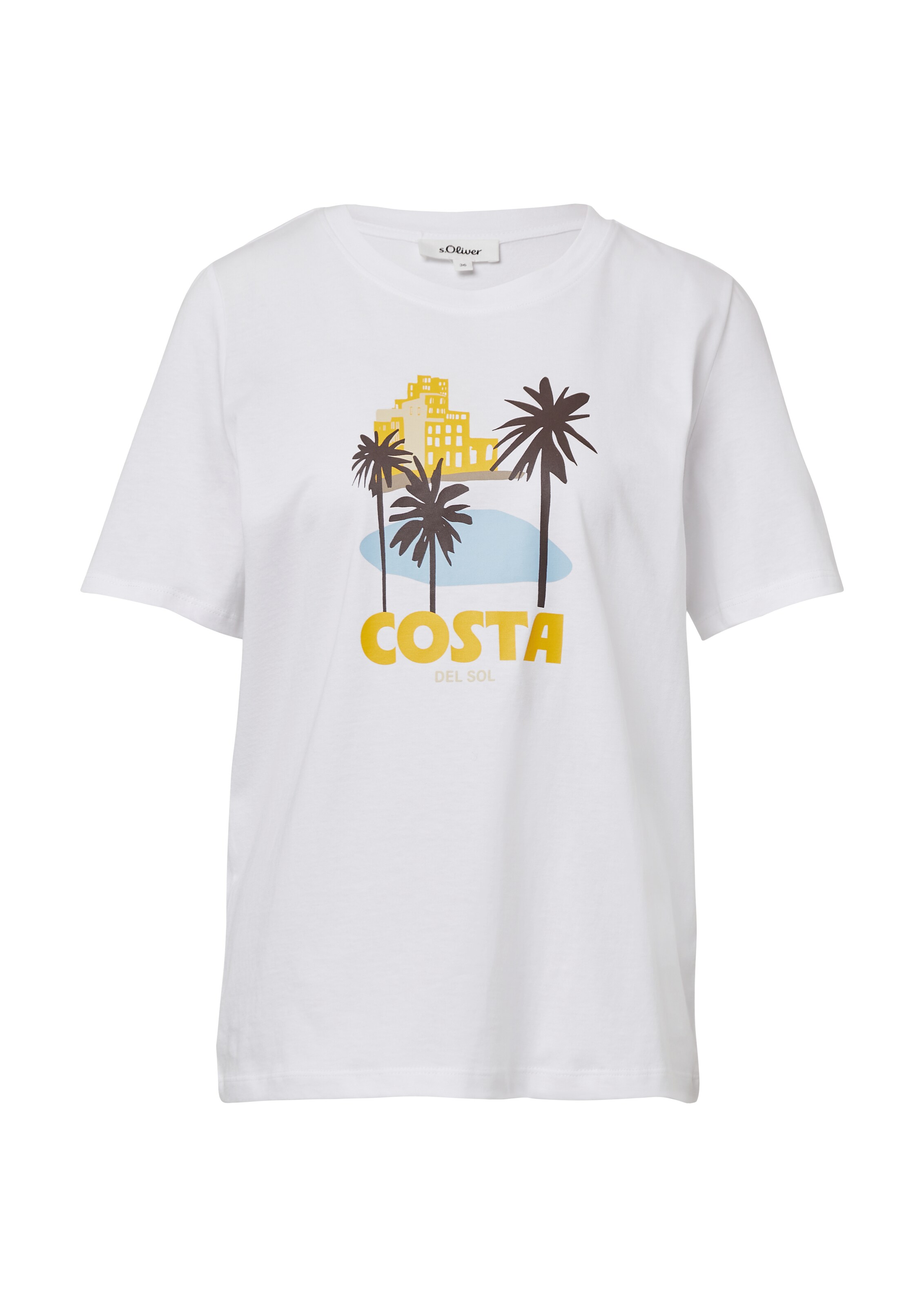 s.Oliver T-Shirt in Weiß: Vorderseite