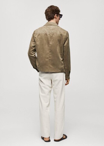 MANGO MAN Between-Season Jacket 'Jansen' in Beige